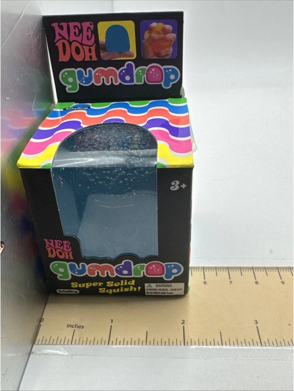 Schylling NeeDoh Gumdrop Blue 2.5